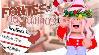 ☃•LIBERANDO 15 FONTES NATALINAS!!