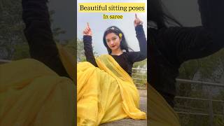 Beautiful sitting poses in saree🌻❤️/RADHA RAJVANSHI ❤️#viral #ytshorts #explore #shorts #trending