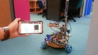 Controlling 3WD Omni Arduino Robot using Android app