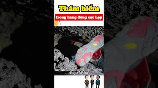 Thám hiểm trong hang động cực hẹp #shorts