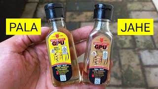 Review Minyak Urut GPU Caplang Aroma Pala vs Jahe (Liniment Oil)