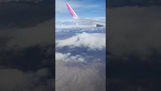 View of Rila mountains from Airplane in Bulgaria