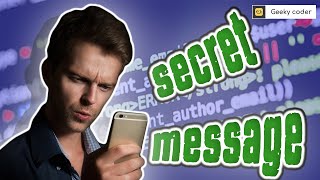 Coding Challenge #1:SECRET MESSAGE | Coding Tasks | By GeekyCoder