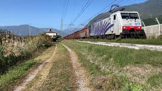 IL SALUTO DELLA 189.917 IN 4K! #ferroviadelbrennero #brennerbahn #rtc