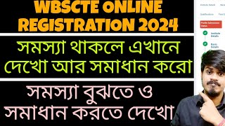 Wbscte Online Registration Official Notice 2024-25| Polytechnic Registration 2024| WBSCTE New Update