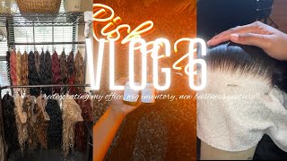 VLOG 6: redecorating the office, wig inventory, new business venture? [VLOGMAS DAY 3] | Risha Tonae'