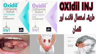 oxidil injection used for in urdu| Ceftriaxone injection|Oxidil injection side effects|Dose