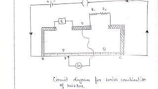 🔴 To verify the laws of combination (series) of resistances using a metre bridge Class 12 Practicals