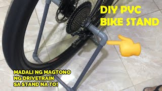 DIY PVC MOUNTAIN BIKE STAND