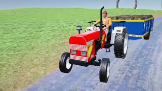 Farmtrac Tractor with trolley Indian tractor simulator pro - New update farmtrac tractor