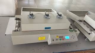 Puhui 5 heating zone reflow oven  T-960e on production in factory