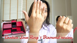 Cartier Love Ring 1 diamond review รีวิวแหวนสุดคลาสสิคตลอดกาล Cartier love #cartier #love