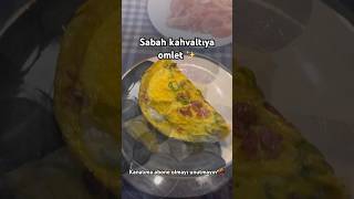 Kahvaltıya Omlet Yapıyoruz✨ #omlet #kahvaltı #kahvaltılık #kahvaltılıktarifler #kahvaltısunumu #vlog