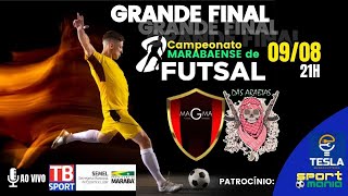 FINAL DO MARABAENSE DE FUTSAL 2023 | MAGMA vs DAS ARÁBIAS | AO VIVO TB SPORT - SEMEL