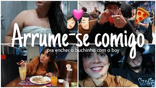 ARRUME-SE COMIGO para jantar com o boy 👩🏻‍❤️‍💋‍👨🏻🍕❤️ | Por @ClickdaJu