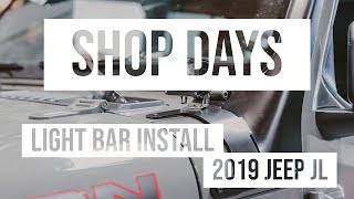 Shop Days | Light install on a 2019 Jeep JL Rubicon | Khaotik 4x4