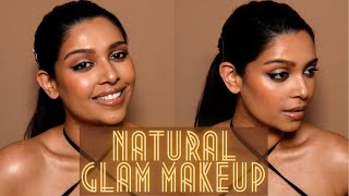 EASY NATURAL GLAM MAKEUP (Brown/Indian Skin)