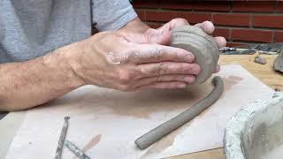 Making a Coil Pot With Blended Coils