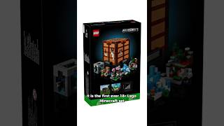 LEGO Minecraft crafting table revealed! #lego #minecraft  #shorts  #legosets #minifigures