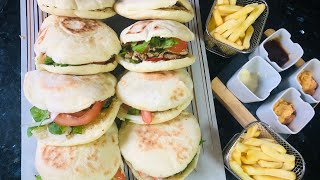 Grec ou kebab turc 🥙🥙🥙🥙🥙 خبز الكريك او الكباب التركي