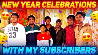 New Year హడావిడి || New Year 2024 Celebration 🥳 || @MGMANISHGAMING01  || AV DINO ||