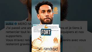 #aubameyang annonce son départ de l'#om ! 🥲🇬🇦 #olympique de #marseille #mercato #ligue1