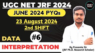 UGC NET 2025 | Paper 1 | Data Interpretation for UGC NET 2024 PYQs | STUDY POINT