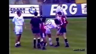 🔴🔵 Genoa CFC vs SSC Napoli 🔵⚪ | ⚽⚽FONTOLAN AGUILERA CARNEVALE MARADONA⚽⚽ | 1989-1990