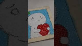 ||cute canvas painting|| love ||#trending #viral #painting #artwork #love