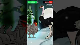 taguro vs ostrich level 91 , how many punches taguro need ?  || full videos on the channel