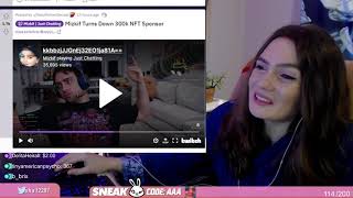 Does she hates mizkif or love?