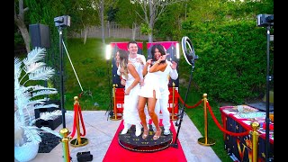 360 Photo Booth, Birthday Party With Live Music Band, All White Event, 4/20 Video