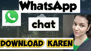 how to download  WhatsApp  chat|WhatsApp ki purani chat ko download   kaise kare|#bigstep