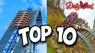 Top 10 BEST Roller Coasters at Dollywood (2024)