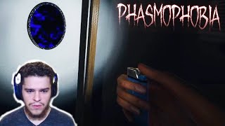 Found a Mirror See Through Ghost Eyes - Phasmophobia Co-op Part 3