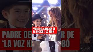 Ganador de ‘La Voz Kids’ revela que su padre le robó el premio