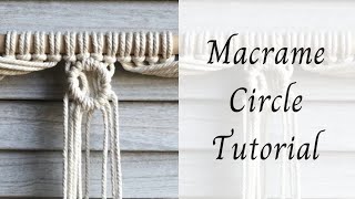 Macrame Circle Pattern Tutorial