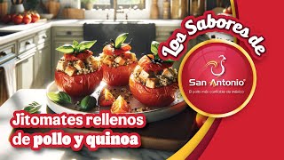 Pollos San Antonio presenta: ¡Jitomates rellenos de pollo! 🍅🐔