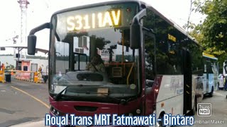 Bismania Bus Sultan Royal Trans Chassis Mercedes Benz Fatmawati - Bintaro