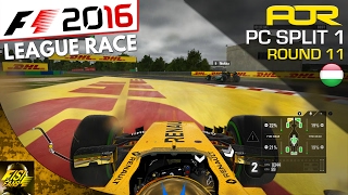 F1 2016 | AOR PC League Race (Split 1): Round 11 - Hungary