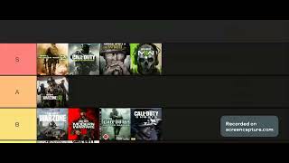 COD tier list  -New ("2024!")