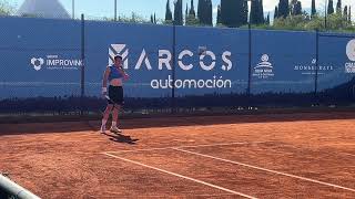 Pedro Martinez practice Valencia Challenger 2024