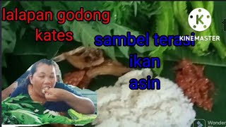 tkwmalaysia mukbang lalapan mentah daun pepaya keningkir dan cipir