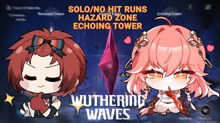 [Wuthering Waves] Chixia & Changli Solo | Hazard zone: Echoing tower | No Hit Run