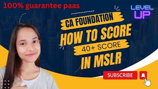 How to pass CA Foundation Maths ,Stats and LR 🔥🔥? December 2023|| #cafoundation #2023 #passingtips❤️