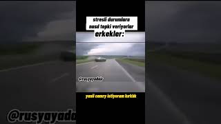 Erkekler vs kızlar tepkileri #shorts #russia #woman #men #car #carcrashes