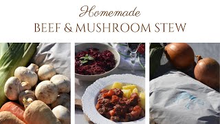 Beef & Mushroom Stew