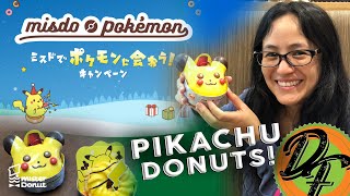 Pikachu Donut at Mister Donut in Japan!