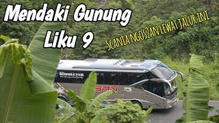 Aksi Scania Melewati Jalur Gunung Liku 9