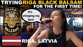 Trying RIGA BLACK BALSAM Liqueur for the FIRST TIME!